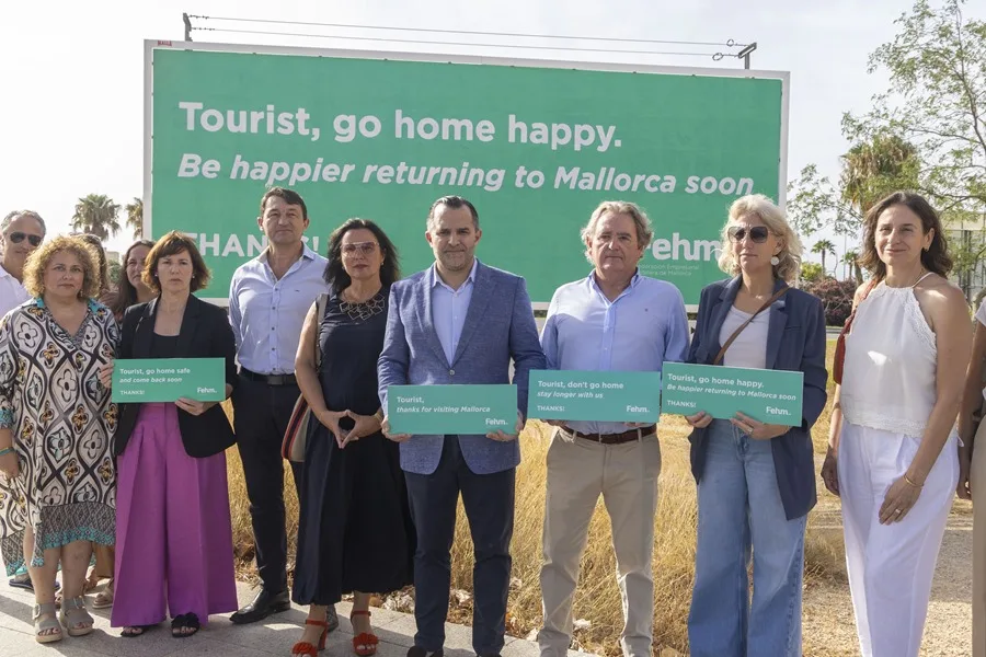 Hoteles de Mallorca lanzan campaña para agradecer a turistas e invitarles a volver